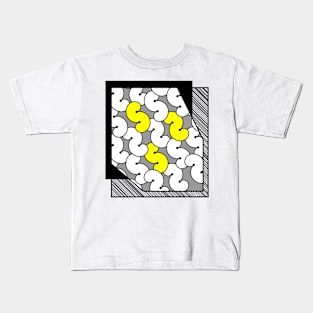 Abstract pattern with S letters in rows Kids T-Shirt